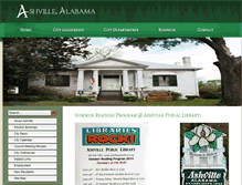 Tablet Screenshot of cityofashville.org